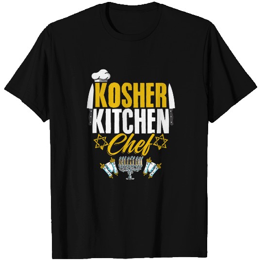 Kosher Kitchen Chef 2Hanukkah Passover Israel Jew Jewish T-Shirts