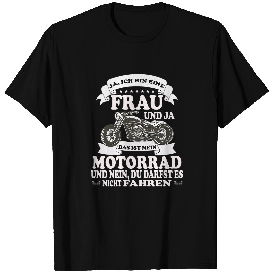 Womens Motorcycle biker saying biker motorcyclist T-Shirts