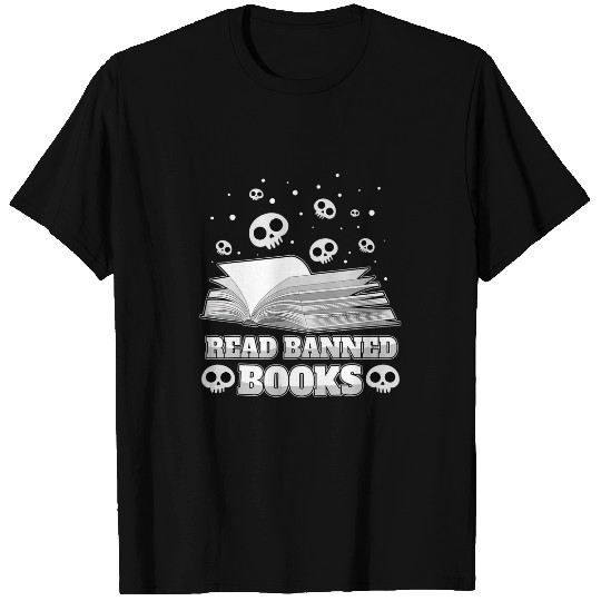 Read Banned Books Occult Emo Gothic Fan Reader Read Books T-Shirts