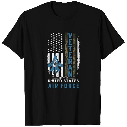 Us Air Force Veteran Camo T Shirts