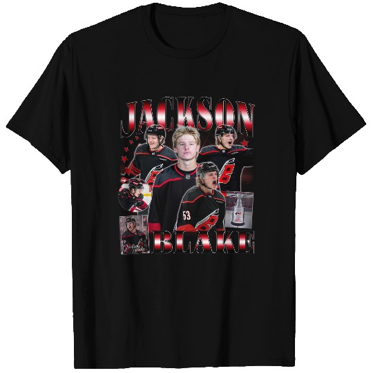 Jackson Blake Hockey T-shirt, Carolina Hurricanes Hockey T-shirt, 90s Vintage Hockey Shirt, Hockey Gift For Fan