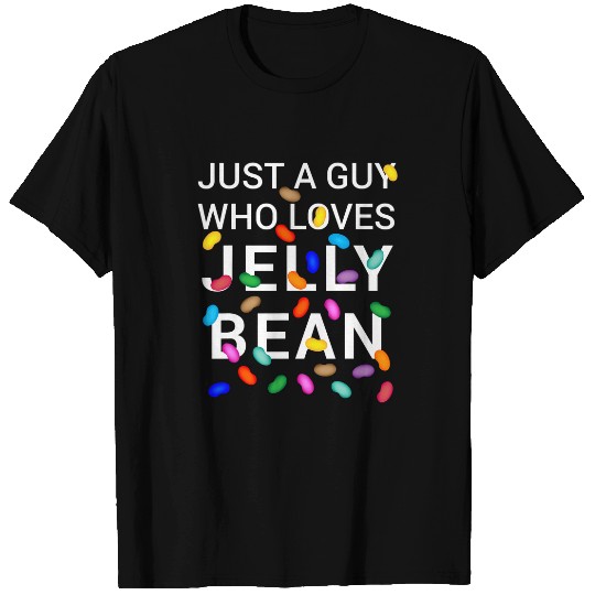 Just A Guy Who Loves Jelly Bean Halloween Candy T-Shirts