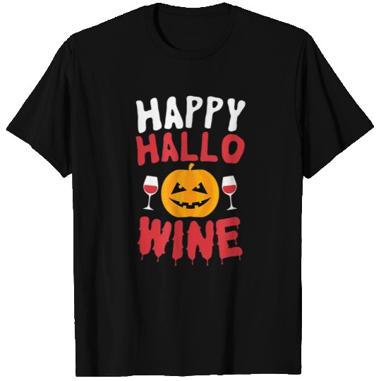 Happy Hallo Wines Halloween 2 T-Shirts