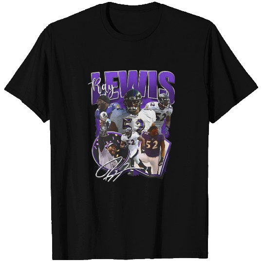 Baltimore Ravens Vintage T-Shirt with Ray Lewis, Lamar Jackson, Joe Flacco, Terrell Suggs, Justin Tucker, Ed Reed, John Harbaugh, Derrick Henry, Zay Flowers
