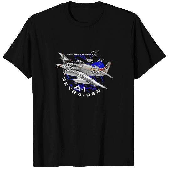 Douglas A-1 Skyraider Attack Aircraft T Shirts