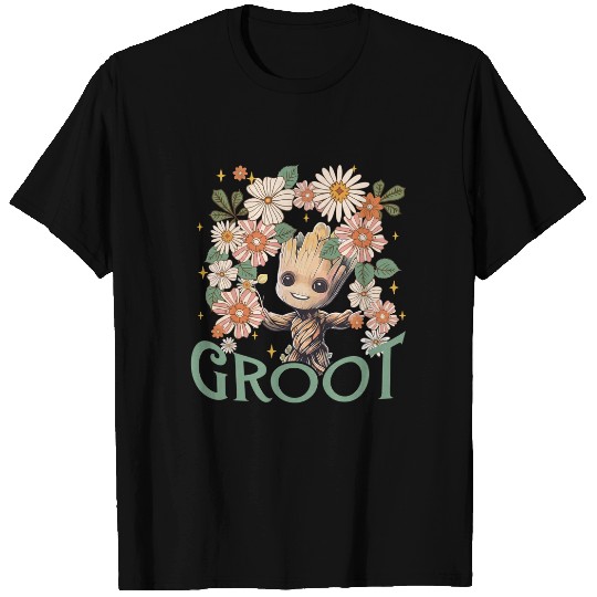 Groot Floral T-shirt, Epcot Flower and Garden Festival 2025 shirt, Baby Groot Shirt, Disney Family Trip, I Am Groot Shirt, Floral Tee