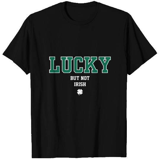 Discover Lucky Irish T Shirts, St Patricks Day sweater, Lucky St Paddys day sweater, Four leaf clover T Shirts, Lucky shamrock Irish bestie T Shirts