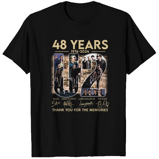 01 U2 Band 2024 Anniversary BK 001 T-Shirts