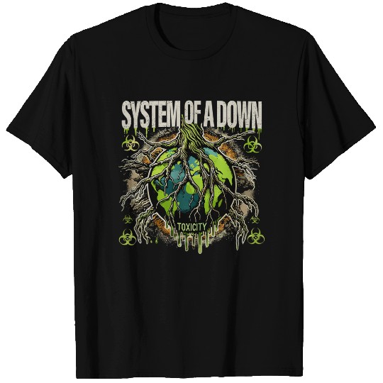 SYSTEM OF DOWN Toxicity T-Shirt Nu Metal Band Merch