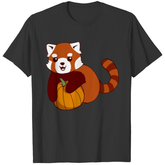 Pumpkin Red Panda T Shirts