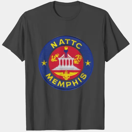 NATTC Memphis US Navy Logo T Shirts