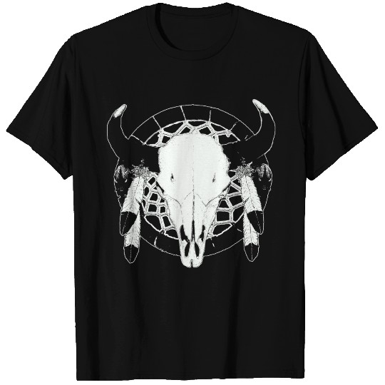 Buffalo skull T Shirts