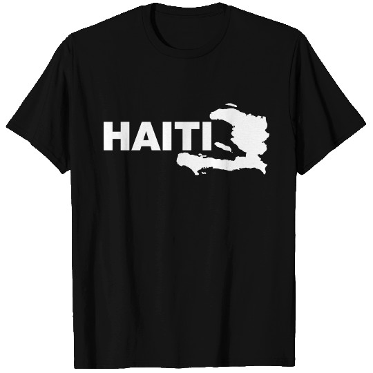 haiti map T Shirts