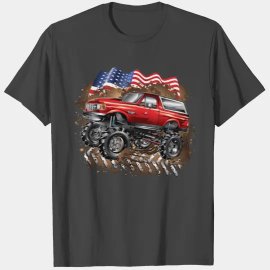 Mud Truck Ford Bronco T Shirts