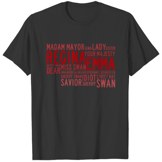 Swan Queen Nicknames v1 T-shirt