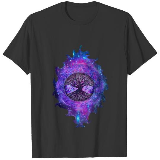 Purple Haze Tree of Life T Shirts