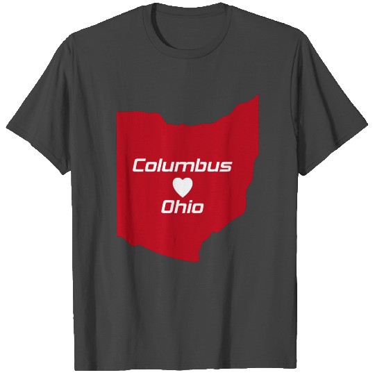 I Heart Columbus Ohio T Shirts