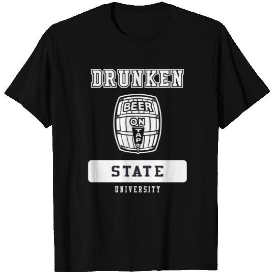 Drunken State University Black T Shirts