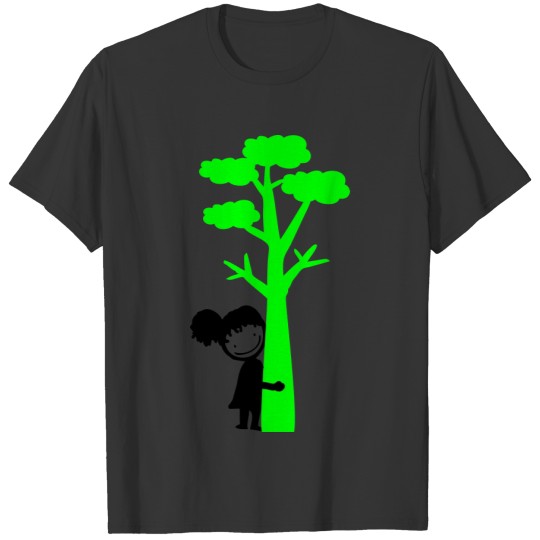 tree hugger girl T Shirts