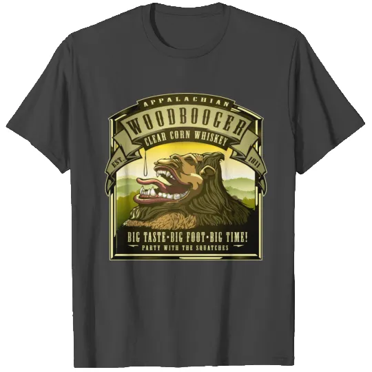 Appalachian Woodbooger Clear Corn Whiskey T Shirts