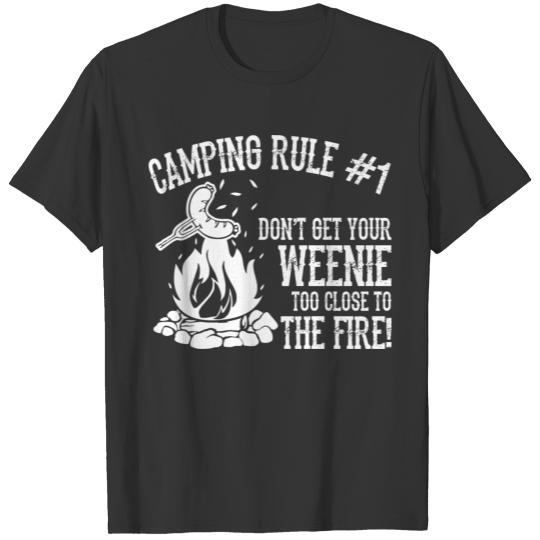 Camping Rule Do Not Get T Shirts
