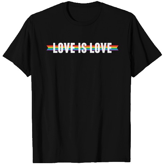 Love is Love Ribbon T Shirts