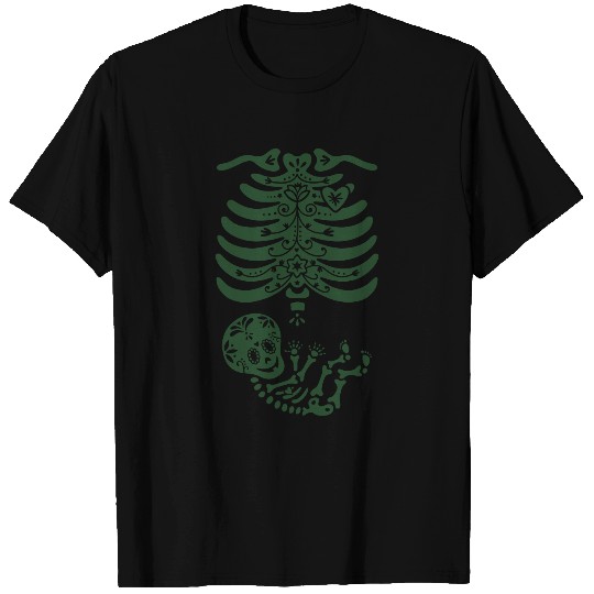 Sugar Skull Maternity Skeleton Skelly Baby T Shirts