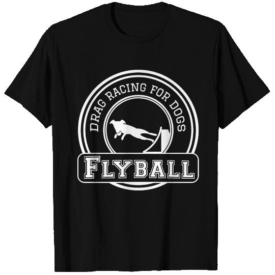 flyball drag racing dogs T Shirts
