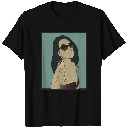Champagne-sexy-lady T Shirts