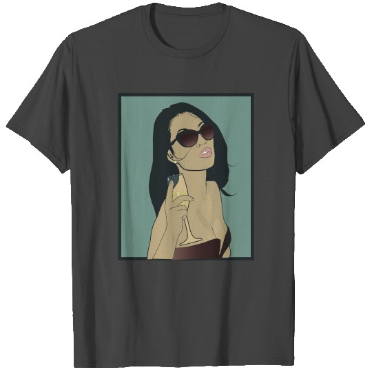 Champagne-sexy-lady T Shirts