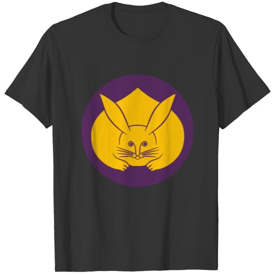 Usagi kamon japanese yellow rabbit T-shirt