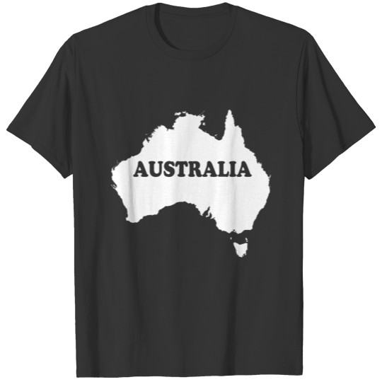 Australia Map T-shirt