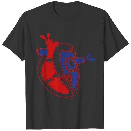 The real bleeding love heart T-shirt