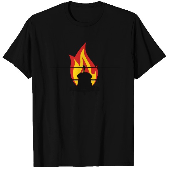 Chopper flame T Shirts