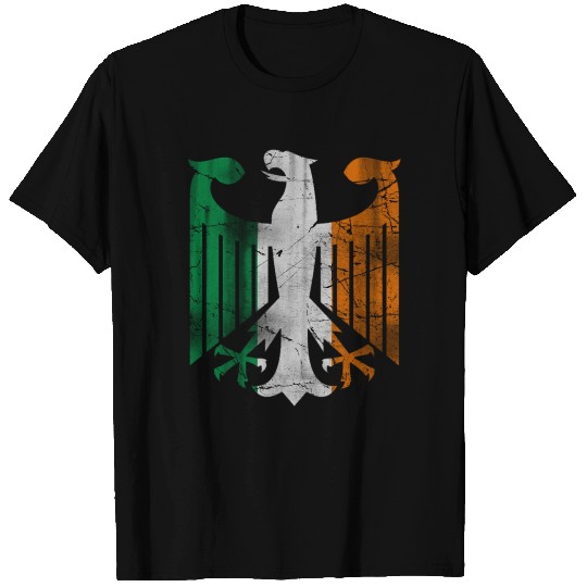 Irish German Eagle T Shirts