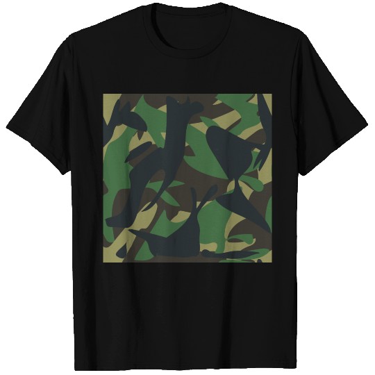 Woodland camouflage T Shirts