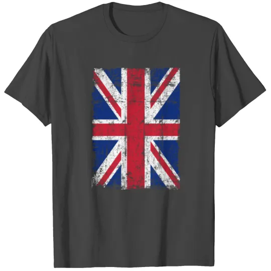 Union Jack Flag Grunge T Shirts