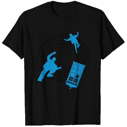 TARDIS in the Time Tunnel T Shirts