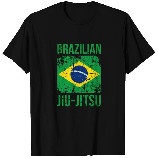 BJJ Brazilian Jiu Jitsu Flag Martial Arts T Shirts