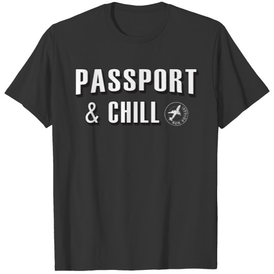 Passport & Chill-stamp T-shirt