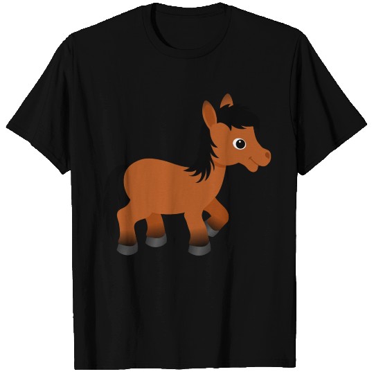 Cute Bay Pony Horse T Shirts
