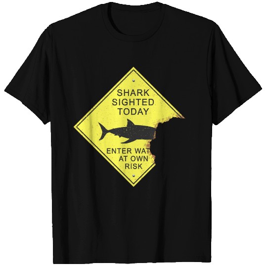 Shark attack panel T Shirts