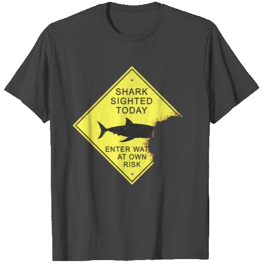 Shark attack panel T Shirts