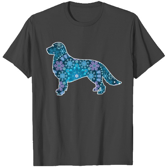 Boho Snowflakes Golden Retriever T Shirts