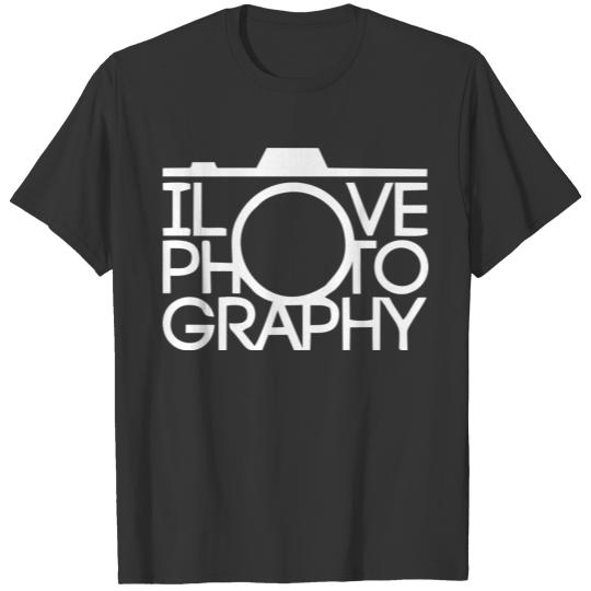 I LOVE PHOTOGRAPHY T-shirt