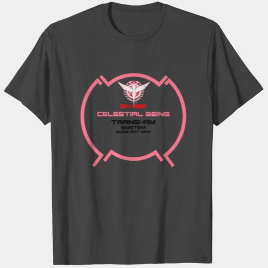 Gundam Exia Trans Am Mode Pink T Shirts
