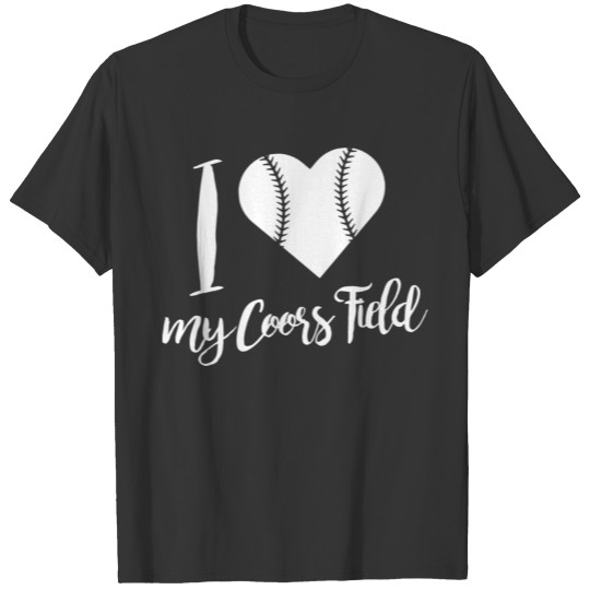 I Heart My CCOORS Field Women's Wideneck Sweater T Shirts