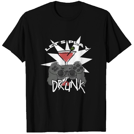 Let's Play Drunk Vee T Shirts