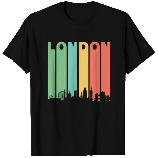 Vintage London Cityscape T Shirts