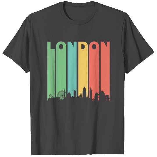 Vintage London Cityscape T Shirts
